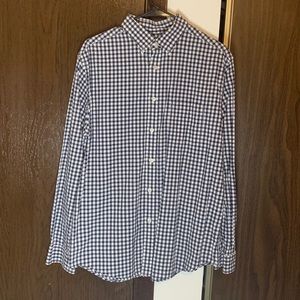 Merona M blue/White LongSleeve Dressshirt